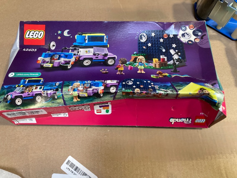 Photo 2 of LEGO Friends Stargazing Camping Vehicle Adventure Toy, Includes 2 Mini-Dolls, Camping Trailer, Telescope Toy, and a Dog Figure, Science Toy Gift Idea for Girls, Boys and Kids Ages 7 and Up, 42603