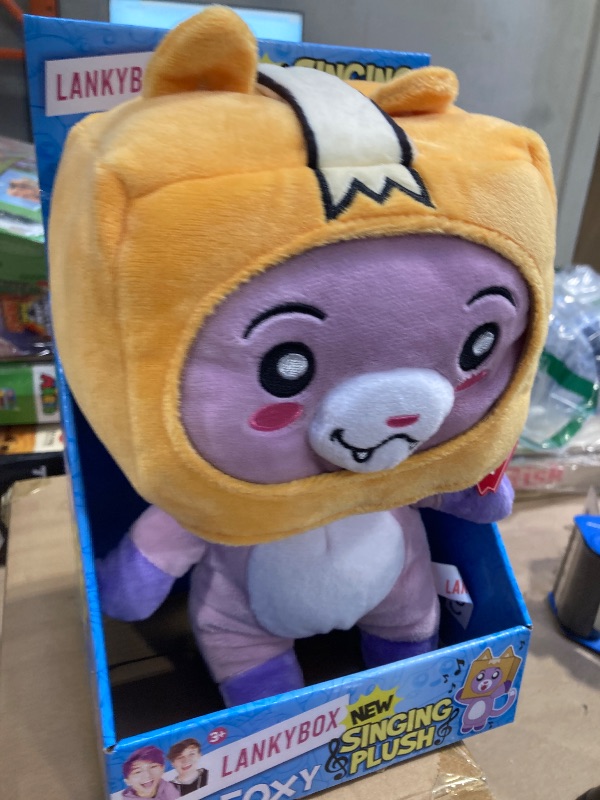 Photo 1 of LankyBox Foxy Singing Plush, Collectible Plush, Officially Licensed Merch