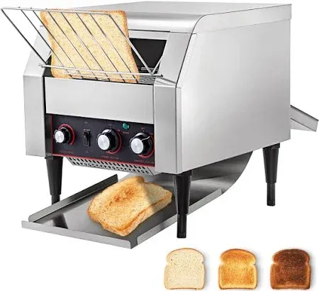 Photo 1 of VEVOR 300 Slices/Hour Commercial Conveyor Toaster