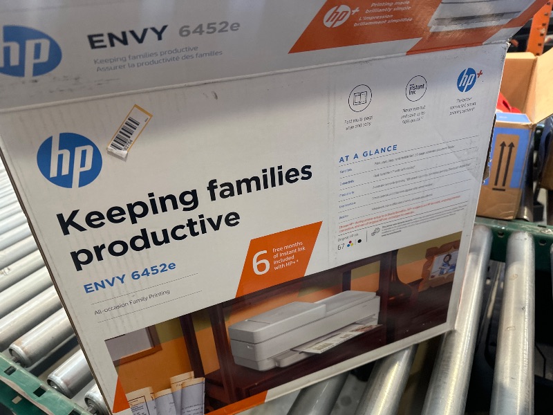 Photo 1 of HP ENVY Pro 6455 Wireless All-in-One Printer, Mobile Print, Scan & Copy, Auto Document Feeder, HP Instant Ink ready, Works with Alexa (5SE45A)