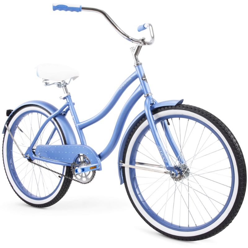 Photo 1 of Huffy 24 Cranbrook Girls Cruiser Bike with Perfect Fit Frame Ages 12+ Years Periwinkle
