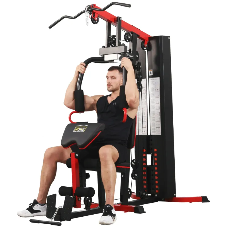 Photo 1 of ONE BOX ONLY // Fitvids  Multifunctional Full Home Gym System Workout Station Weight Stack, One Station,