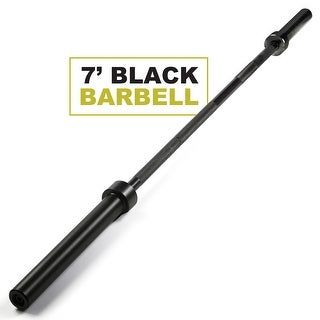 Photo 1 of PRCTZ 7 Ft Olympic Barbell Black - Free Weights/Bulk at Academy Sports
