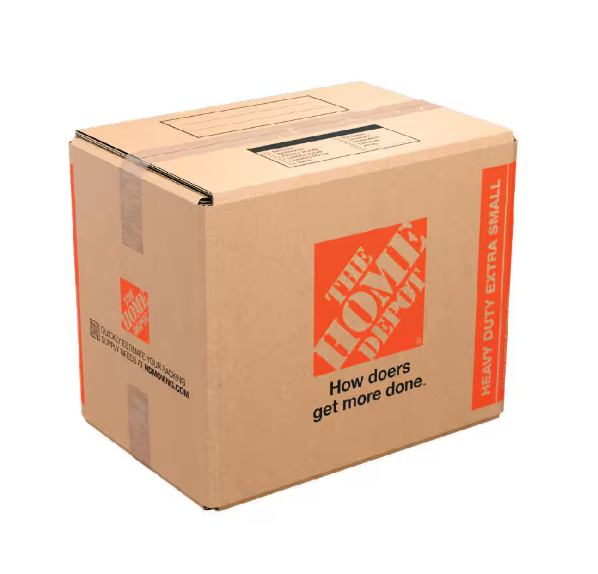 Photo 1 of 15 in. L x 10 in. W x 12 in. Heavy-Duty Extra-Small Moving Box (10-Pack)

