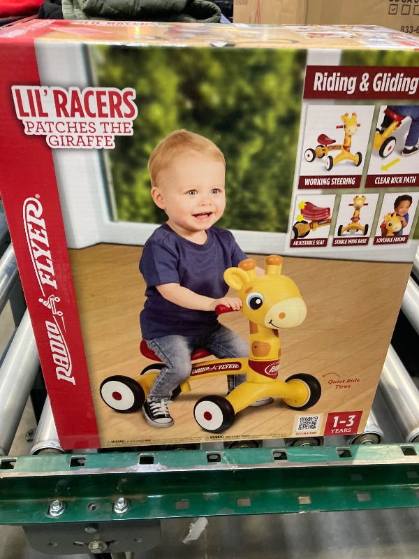 Photo 2 of Radio Flyer Lil Racers Patches the Giraffe * FACTORY SEALED 