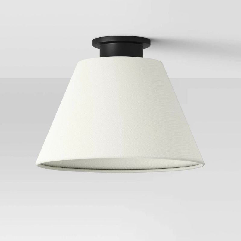 Photo 1 of Flush Mount Simple Classics Collection Ceiling Light White - Threshold™
