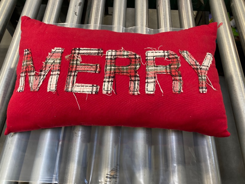 Photo 1 of Merry Christmas throw pillow  