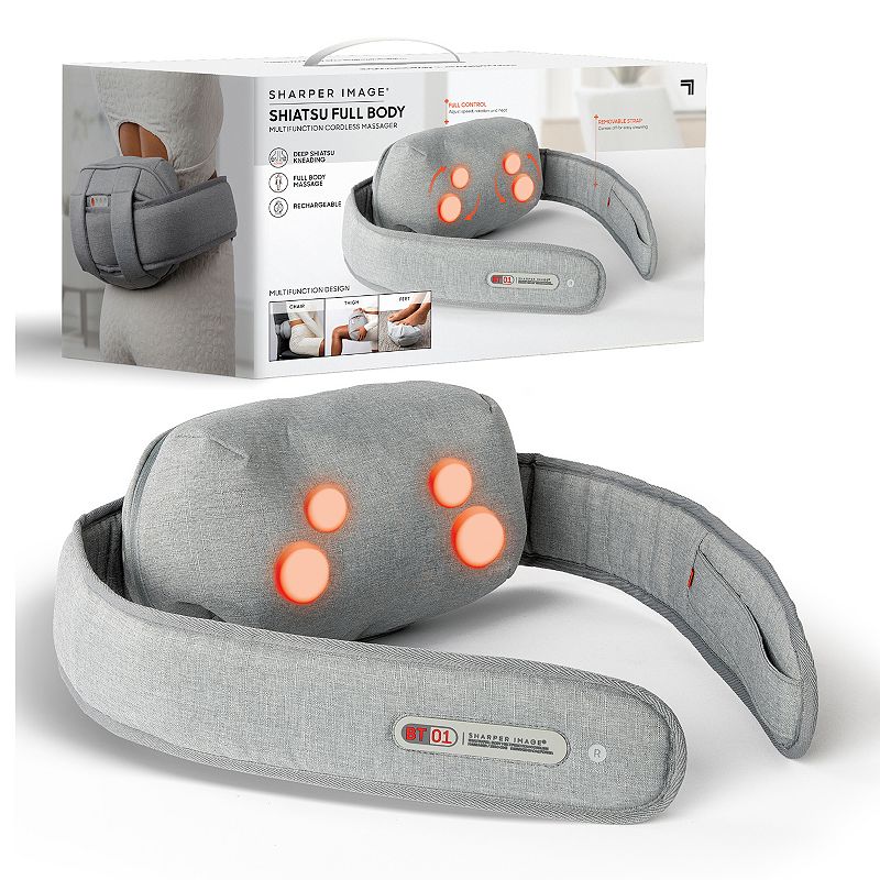 Photo 1 of Sharper Image Shiatsu Full Body Multifunction Cordless Massager - Gray
