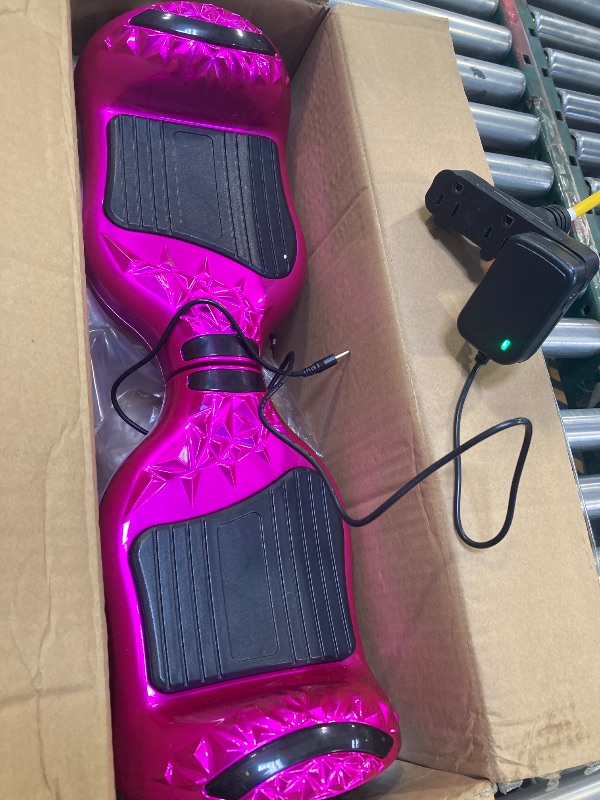 Photo 2 of Crystal Light Wheel Hoverboard, New Version Bluetooth Hover Board, Chrome and Design Color Self-Balance Electric Scooter