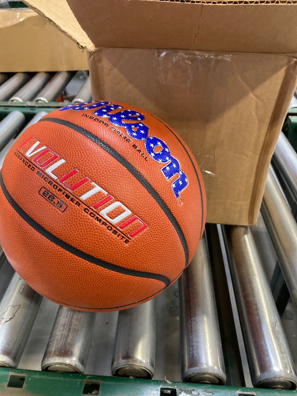 Photo 2 of WILSON Evolution Indoor Game Basketball - USA - Size 6 - 28.5"