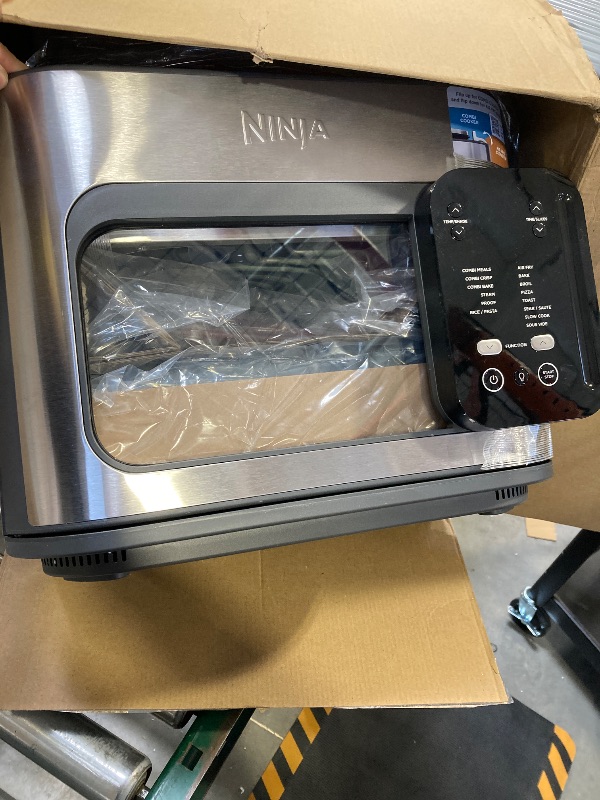 Photo 2 of Ninja Combi All-in-One Multicooker, Oven, & Air Fryer, Complete Meals in 15 Mins, 14-in-1 Functions, Combi Cooker + Air Fry, Bake, Roast, Slow Cook and More, 3 Accessories, Stainless Steel, SFP701