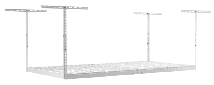 Photo 1 of SafeRacks 4 ft x 8 ft Overhead Storage Rack  (White)
