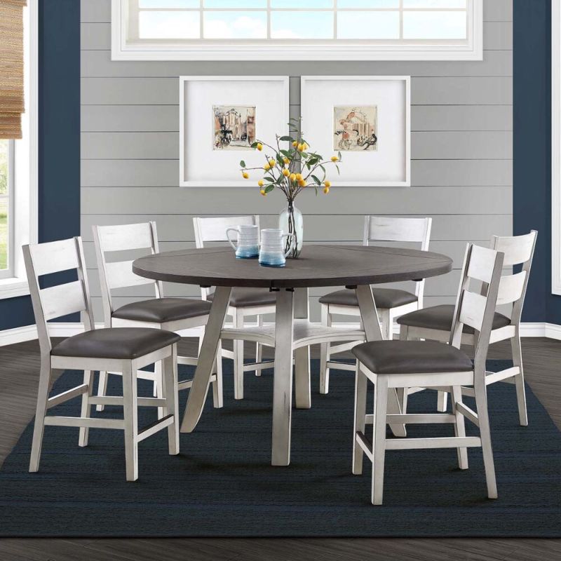 Photo 1 of Bayside Ashlyn 7-piece Square to Round CH Dining Set
