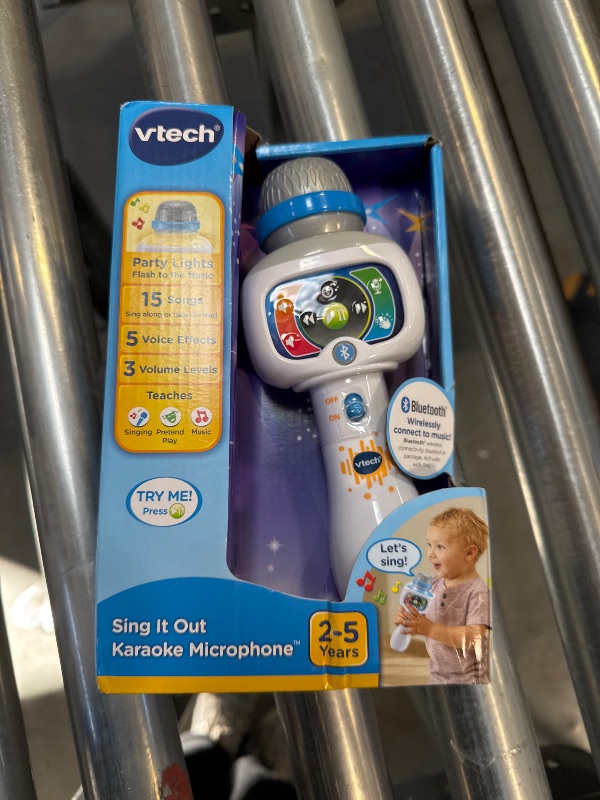 Photo 2 of VTech Sing It Out Karaoke Bluetooth Microphone , White