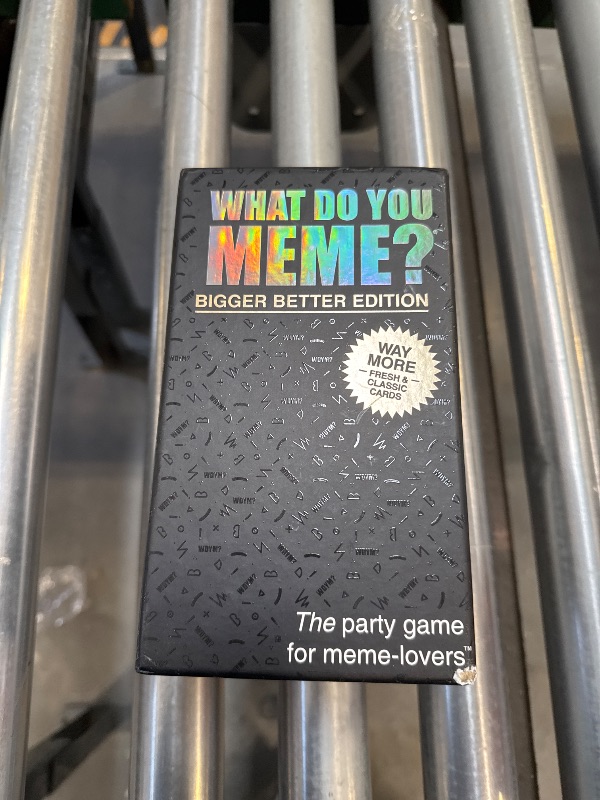 Photo 2 of WHAT DO YOU MEME? Core Game (New Edition) Now Including GIF's by Relatable, The Essential Adult Party Game for Meme Lovers Now with Refreshed Content, Great for Adult Games for Game Night