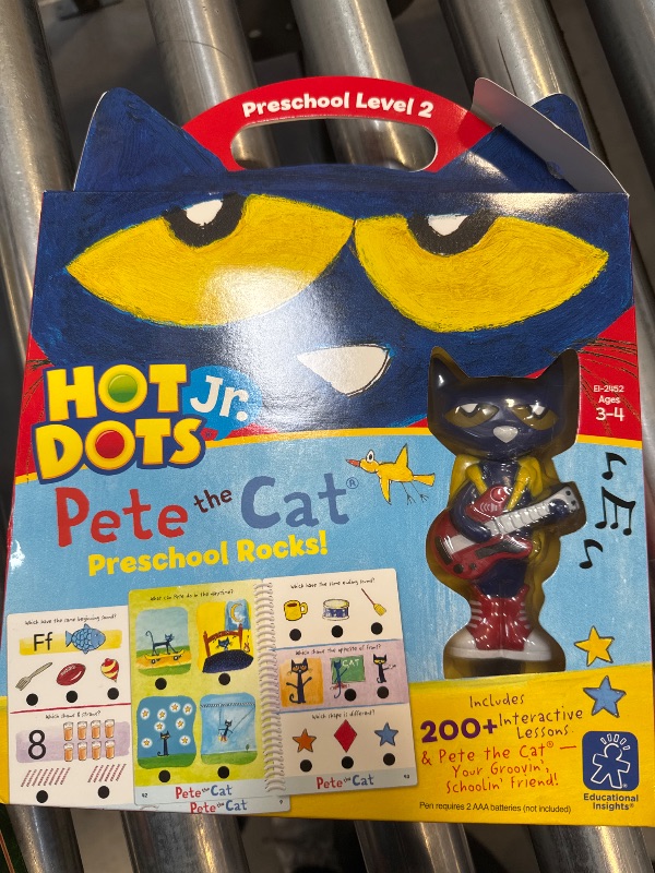 Photo 3 of Educational Insights Hot Dots® Jr. Pete The Cat® — Preschool Rocks! Set With Pete Pen