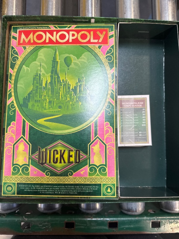 Photo 2 of Monopoly Wicked Edition Board Game | Inspired by The Motion Picture | Ages 8+ | 2 to 6 Players | 30 Mins. | Family Games for Kids, Teens, and Adults