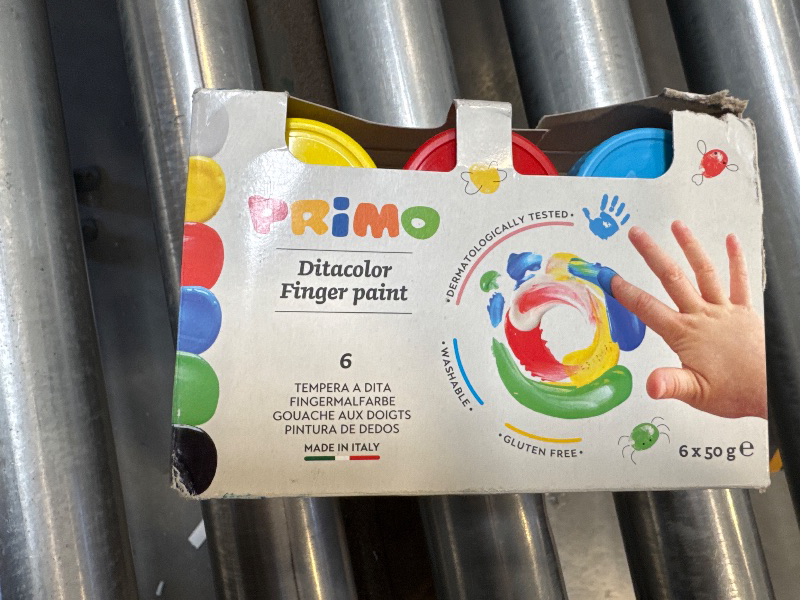 Photo 2 of PRIMO Finger Paint Set, 6-Color Set, Non-Toxic, Smooth, For Young Artists