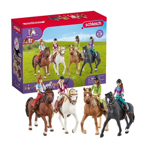 Photo 1 of 72221 Horse Club Riding, from 5 Years, Horse Club Playset, 40 Pieces, Exclusive to Amazon
