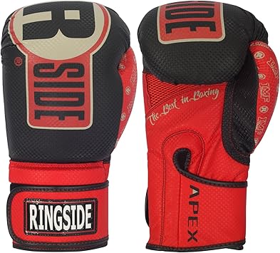 Photo 1 of Ringside Apex Bag Gloves, IMF-Tech Boxing Gloves with Secure Wrist Support, Synthetic Boxing Gloves for Men and Women