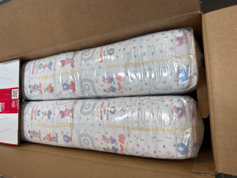 Photo 2 of Huggies Plus Diapers, Size 6 (35+ Pounds), 116 Count