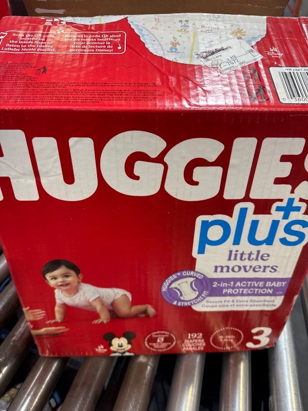 Photo 3 of Huggies Plus Diapers Size 3 (16-28 Pounds) 192 Count
