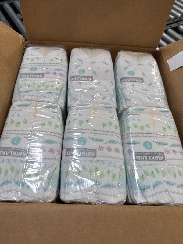 Photo 2 of Kirkland Signature Diapers Size 1 (Up to 14 Pounds) 192 Count