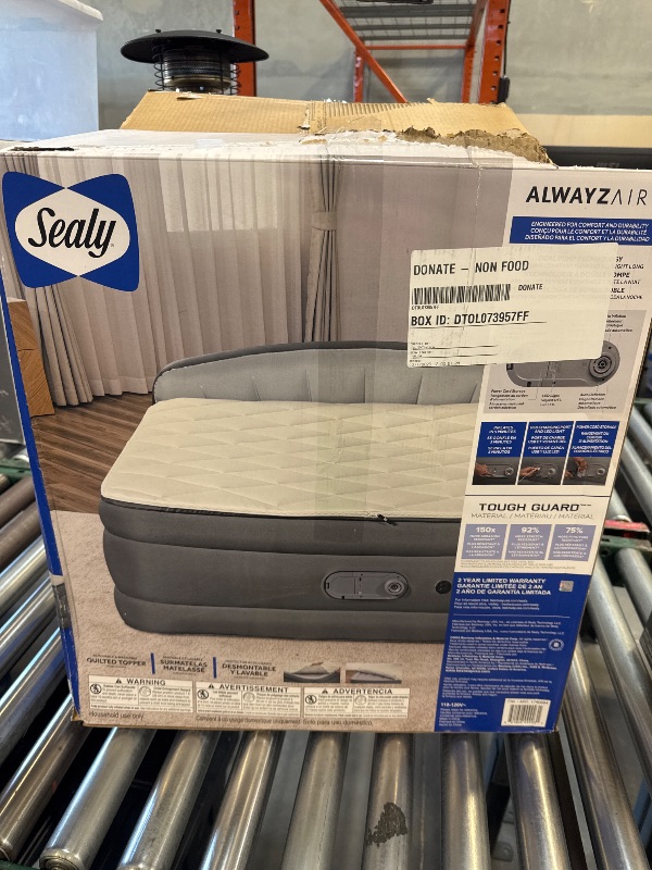 Photo 2 of Sealy Tritech Air Mattress King Built-in AC Pump 80" x 76" x 22"
