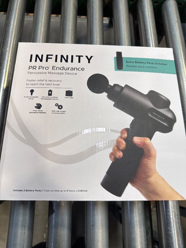 Photo 2 of Infinity PR Pro Endurance Percussion Massage Device
