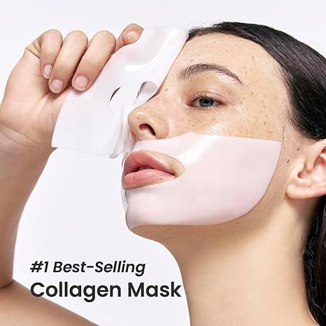 Photo 1 of Bio-Collagen Face Hydrogel Mask, Overnight Korean Deep Collagen, 24 cts Open Box
