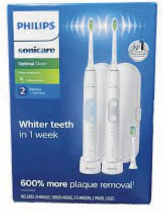 Photo 1 of Sonicare Optimal Clean Hx6829/70 2pk
