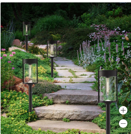 Photo 2 of GTX Solar LED Pathway Lights, 4-pack
