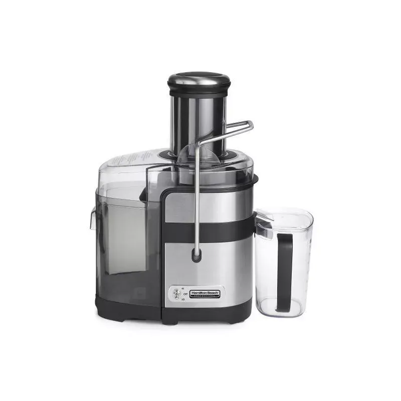 Photo 1 of Hamilton Beach Pro XL Juice Extractor 67906: 1100W Juicer Machine, 2 Speeds, Dishwasher-Safe, Metal & Plastic