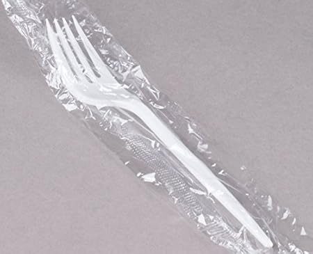 Photo 1 of Ruma Packaging 4485 Medium Weight Plastic Fork, 1000 ct