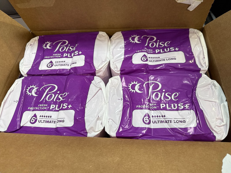 Photo 2 of Poise Plus Ultimate Absorbency Long Pads, 108 Count