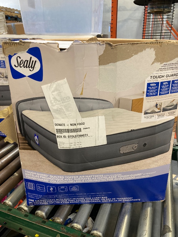 Photo 3 of Sealy Tritech Air Mattress King Built-in AC Pump 80" x 76" x 22"
