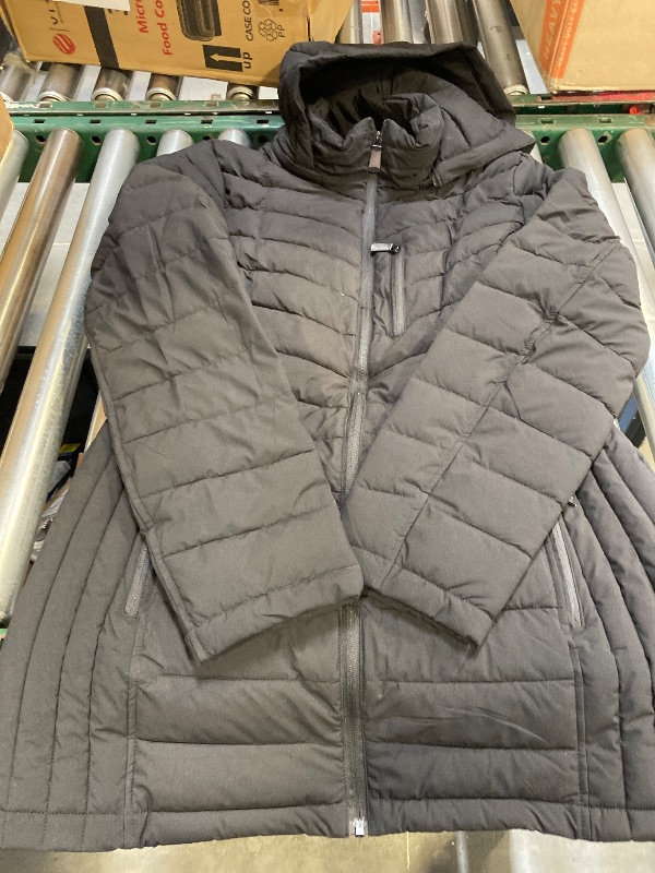 Photo 2 of Nautica Womens Black Puffer With Hood, Medium