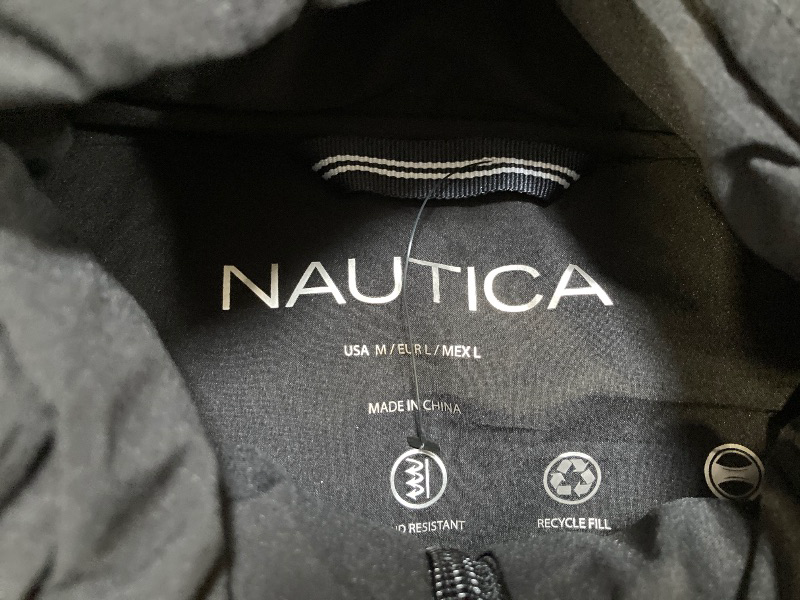 Photo 3 of Nautica Womens Black Puffer With Hood, Medium