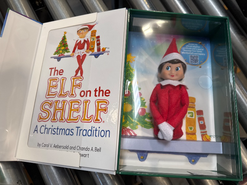 Photo 2 of Elf on The Shelf: A Christmas Tradition (Blue-Eyed Girl Scout Elf)
