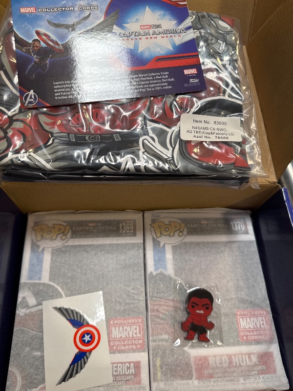 Photo 2 of Funko Marvel Collector Corp Subscription Box: Captain America: Brave New World - L