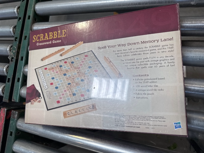 Photo 2 of Hasbro Scrabble Retro Board Game