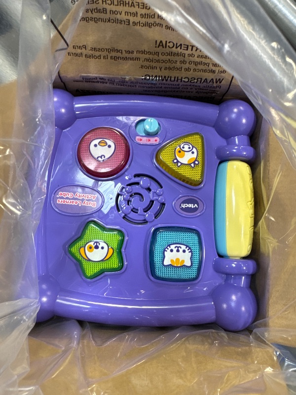 Photo 2 of VTech Busy Learners Activity Cube, Purple