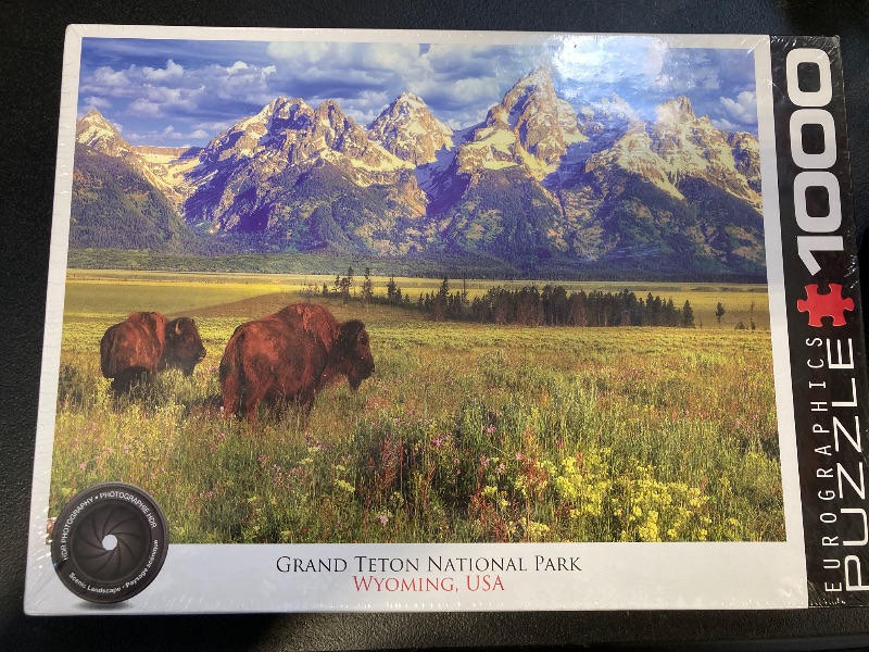 Photo 2 of EuroPuzzles Steve Hinch - Grand Teton National Park, Wyoming, USA: 1000 Pcs