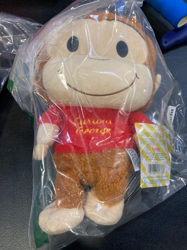 Photo 2 of KIDS PREFERRED Curious George Stuffed Animal Monkey Plush, Curious George Toys Monkey Plushies for Girls and Boys, Baby Toy Monkey Stuffed Animal, Soft Monkey Toy