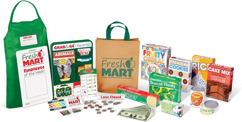 Photo 1 of Melissa & Doug Fresh Mart Grocery Store Companion Collection Play Kitchen