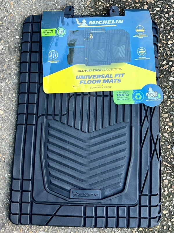 Photo 1 of Michelin All Weather Protection Universal Fit Auto Car Vehicle Floor Mats 4 Pc
