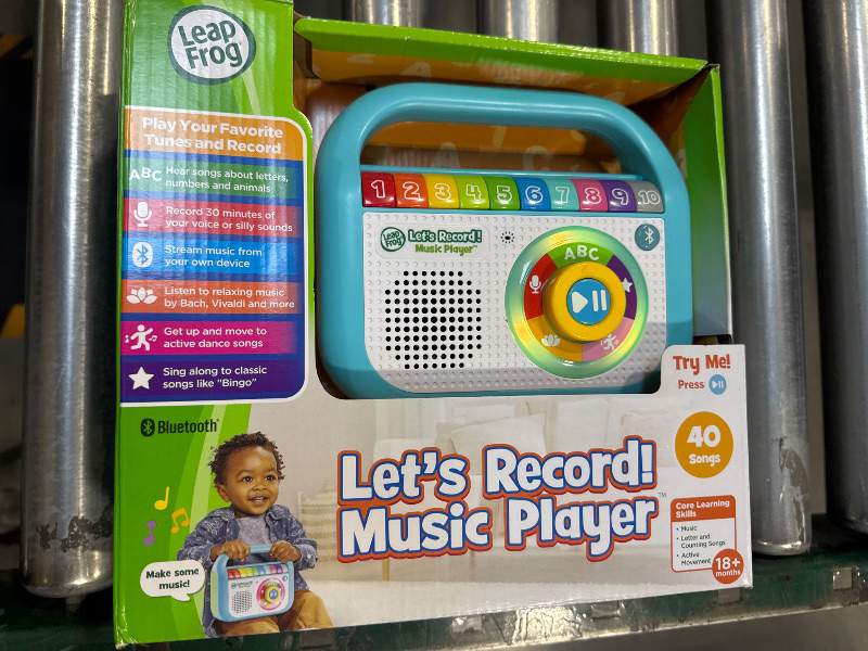 Photo 2 of LeapFrog Let’s Record Music Player, Teal