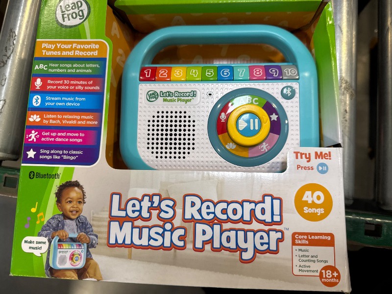 Photo 2 of LeapFrog Let’s Record Music Player, Teal