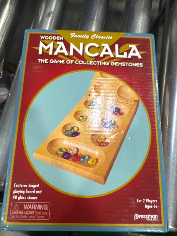 Photo 2 of Pressman Mancala In Folding Box Board Game