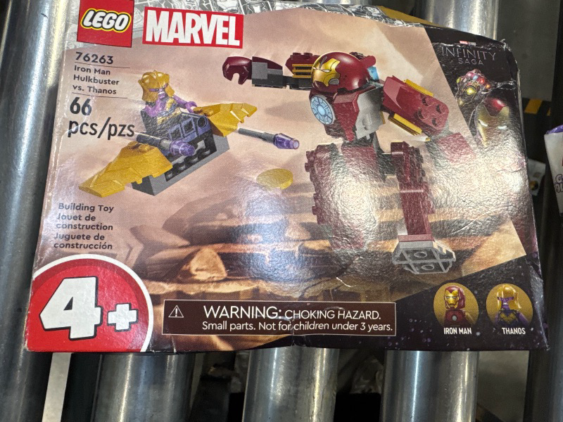 Photo 2 of LEGO Marvel Iron Man Hulkbuster vs. Thanos Toy Building Set 76263